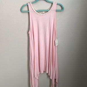 Pink Sleeveless Tunic